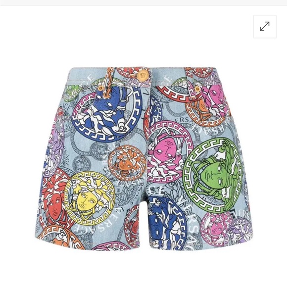 VERSACE MEDUSA HEAD SHORTS - Picture 2 of 6